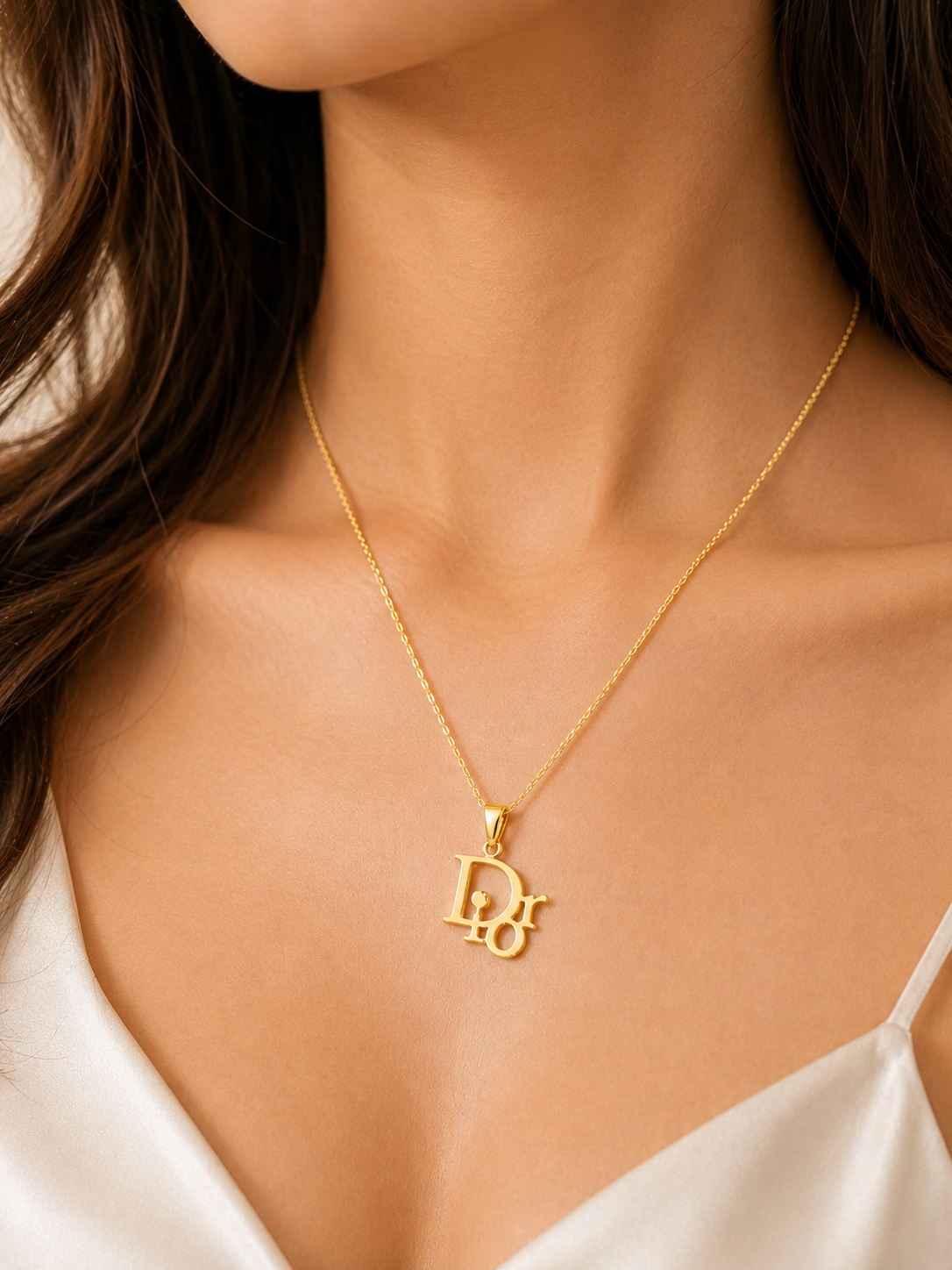 Signature Luxe Logo Necklace