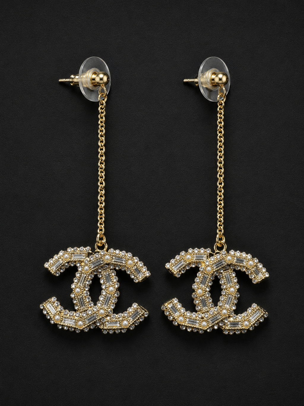 Noir Lumière Drop Earrings