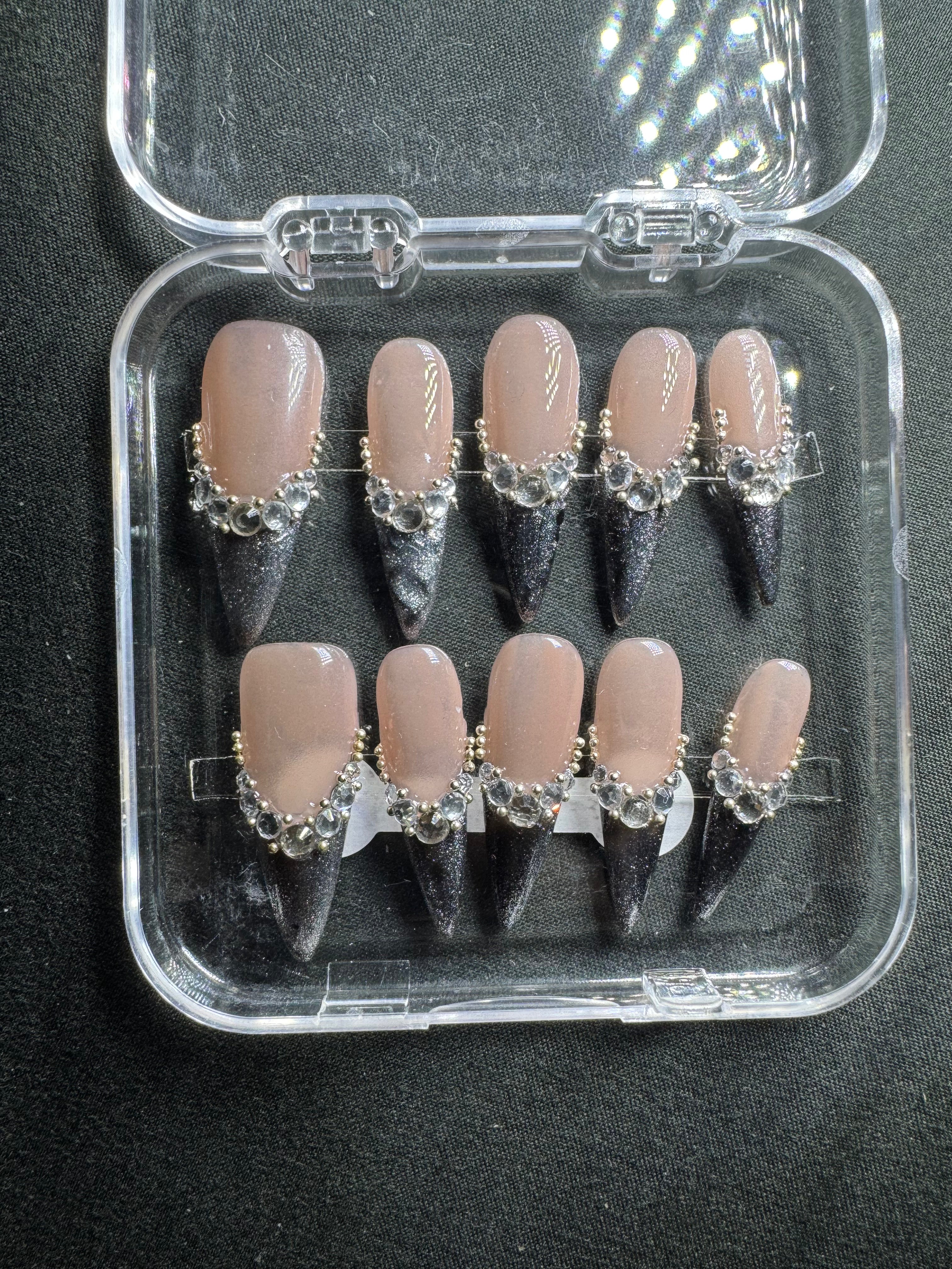 Midnight Heiress Luxe Press-On Nails