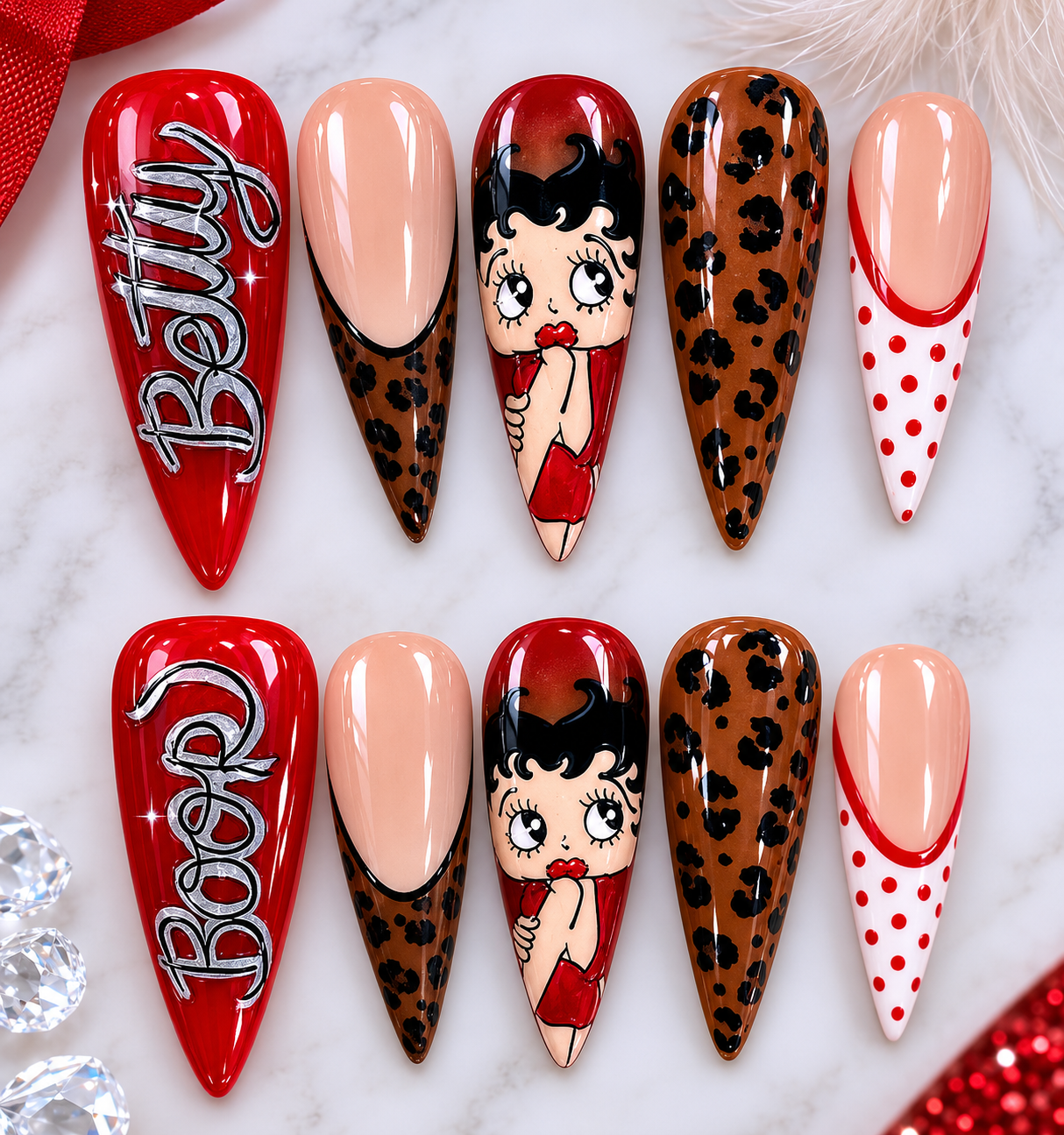 Betty Wild Glam Press-On Nails