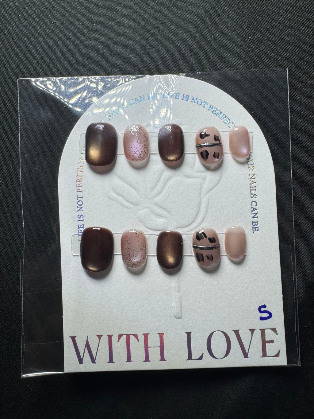 Cocoa Blush Leopard Press-On Nails