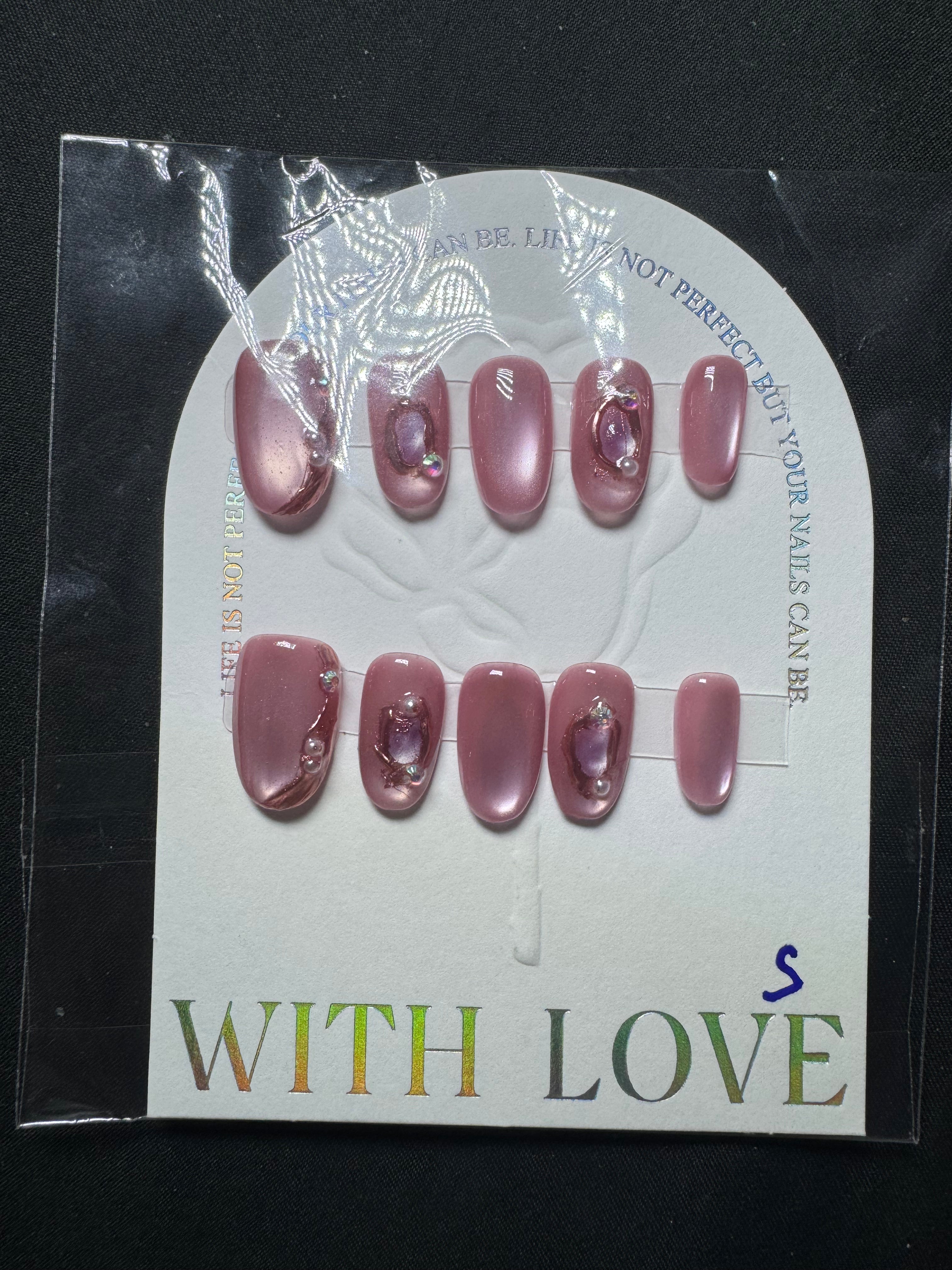 Rosewater Aura Press-On Nails