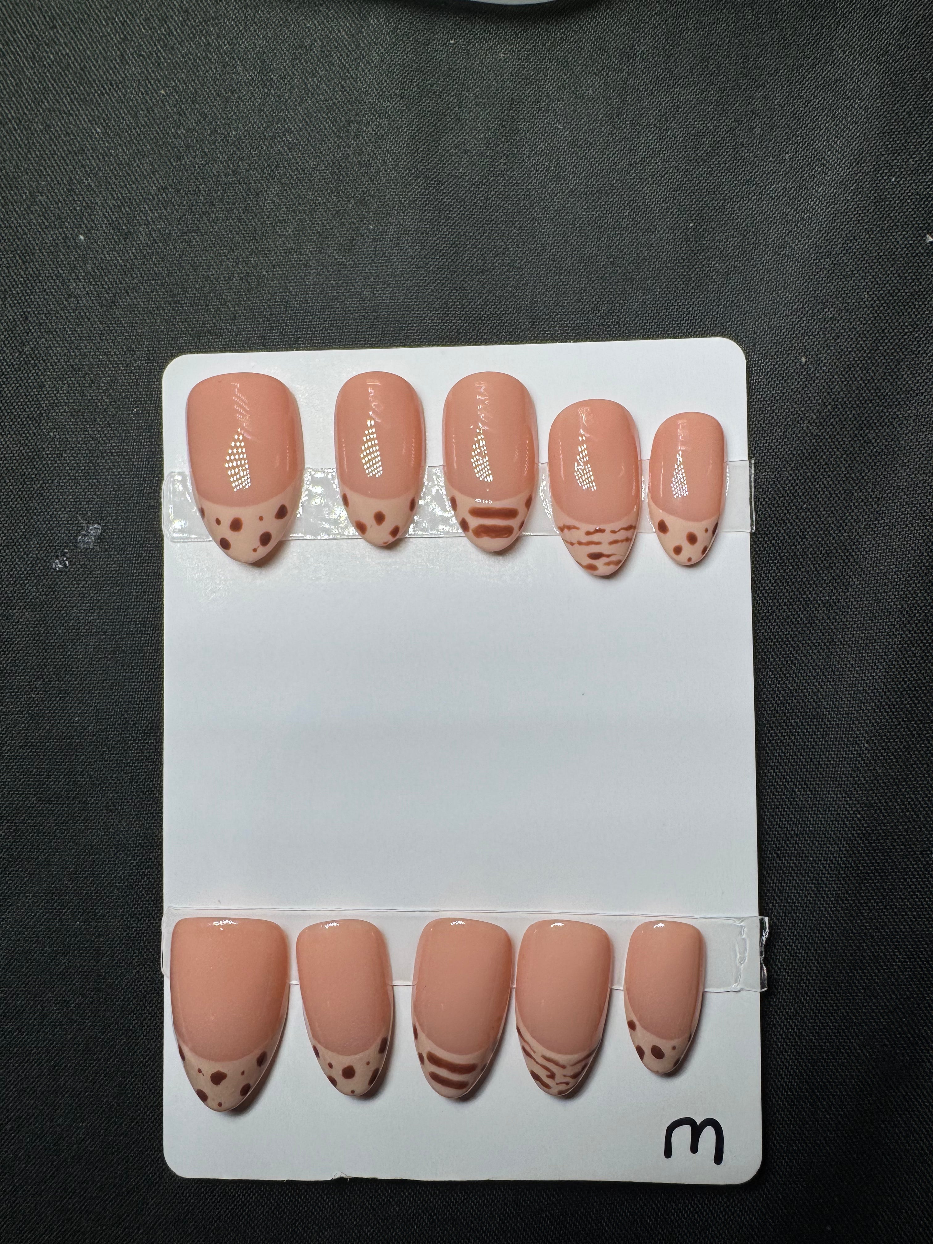 Café Crème Tips Press-On Nails