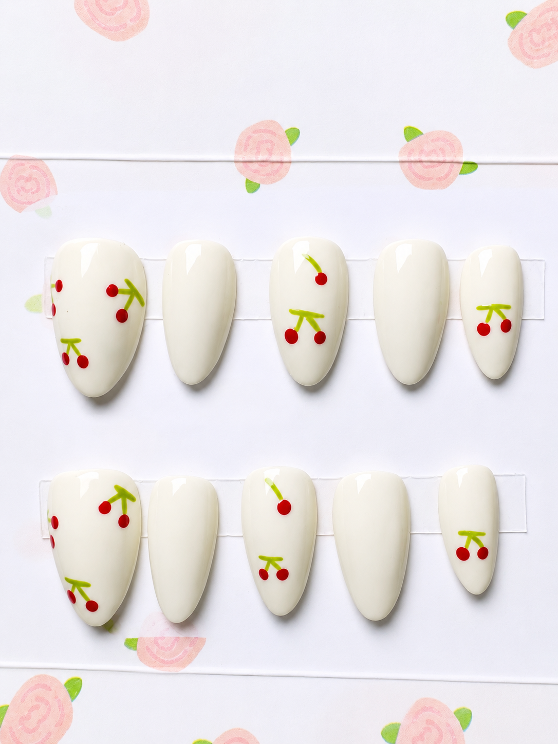 Cherry Kiss Press-On Nails