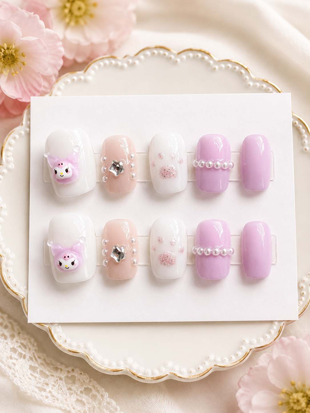 Kuromi Sugar Dreams Press-On Nails