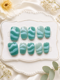 Seafoam Drift Press-On Nails