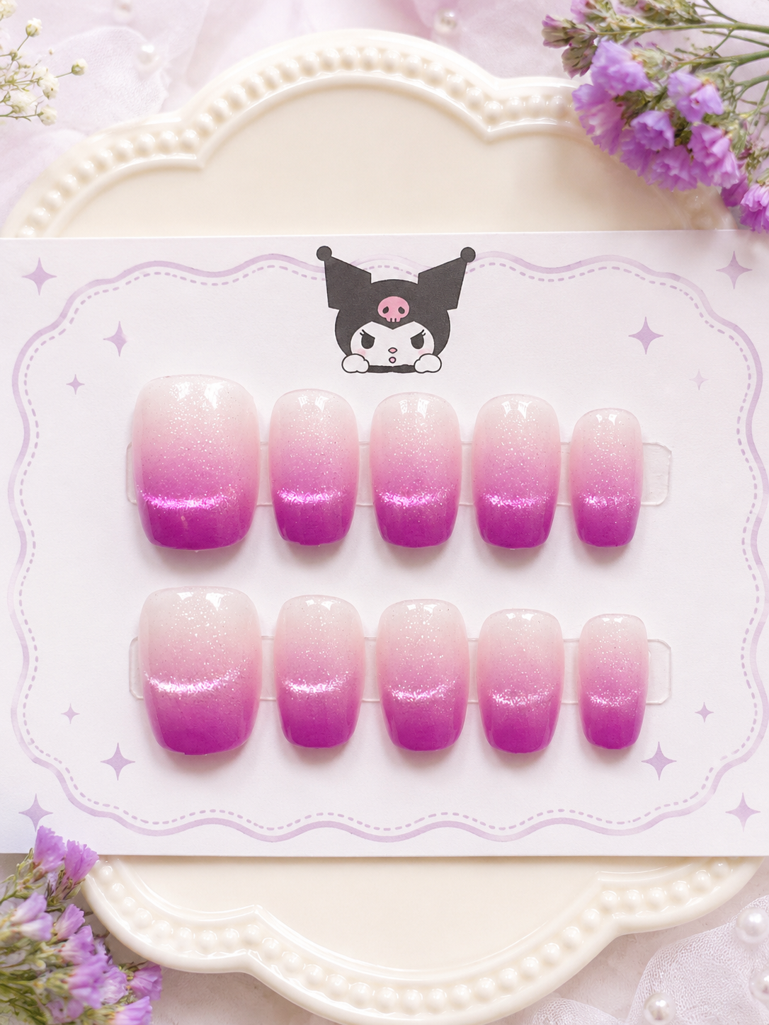 Sugar Plum Glow Press-On Nails