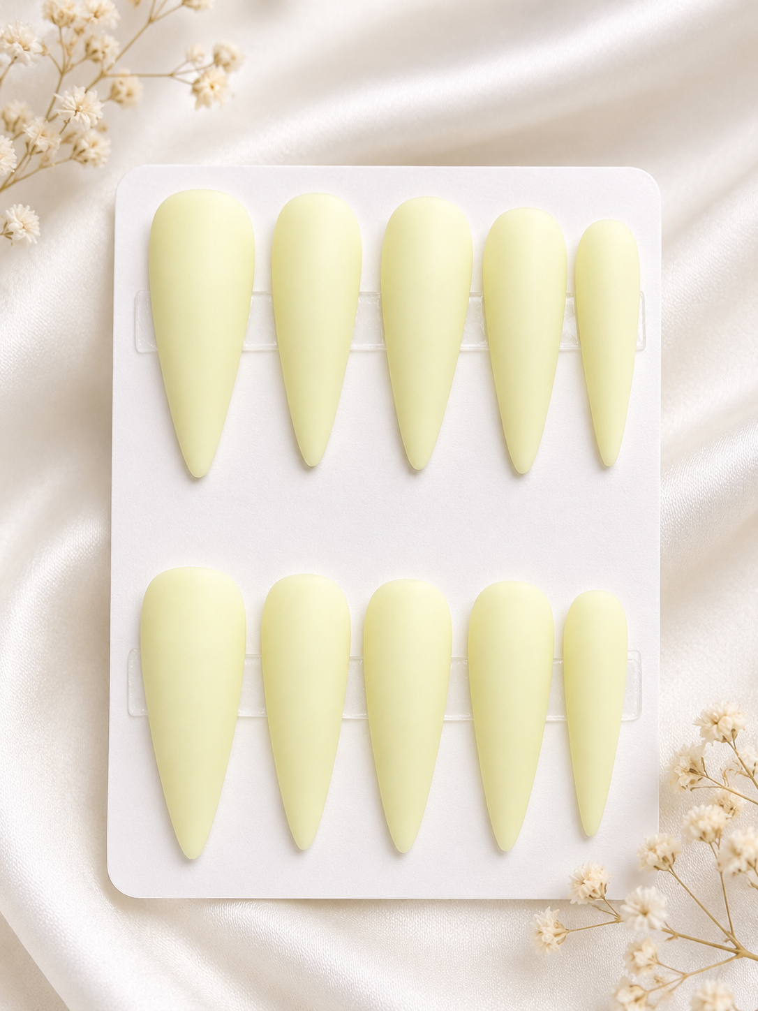 Lemon Sorbet Matte Press-On Nails
