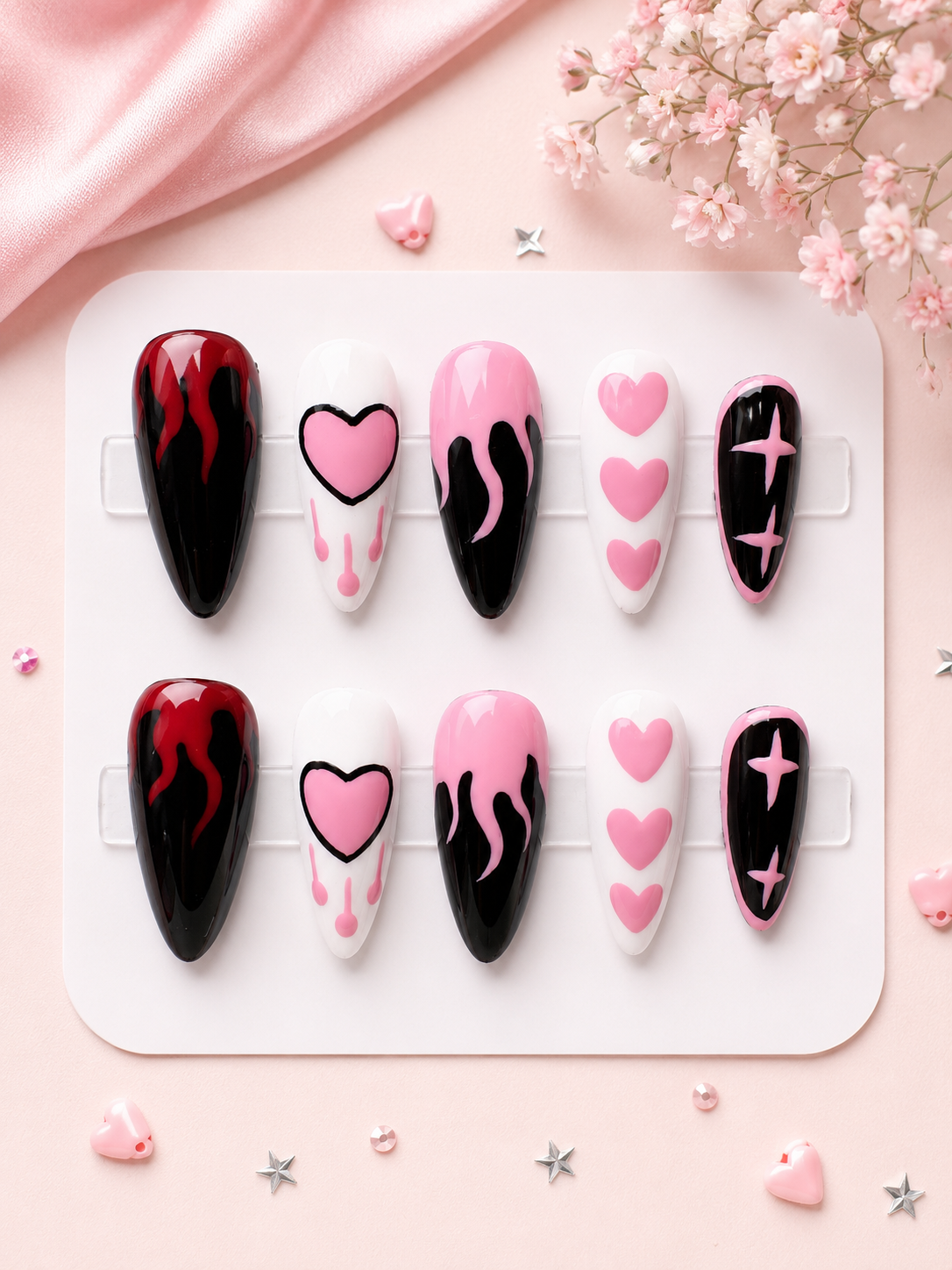 Heartbreaker Flame Press-On Nails