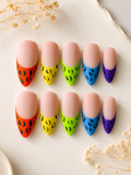 Neon Safari Matte Press On Nails