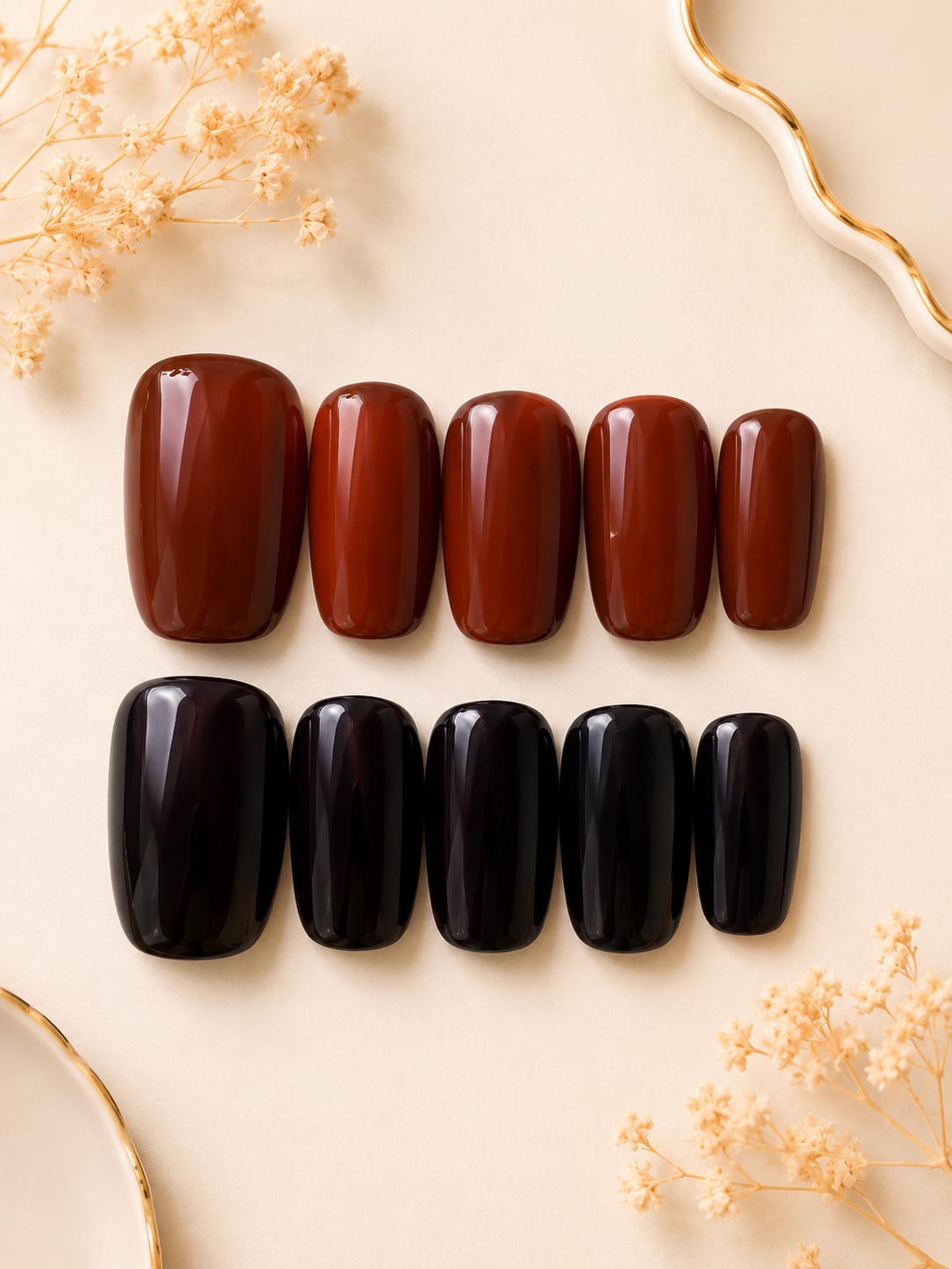 Autumn Eclipse Press On Nails