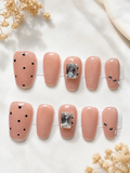 Polka Dot Princess Press-On Nails