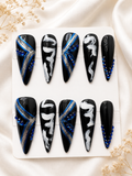 Midnight Voltage Press-On Nails