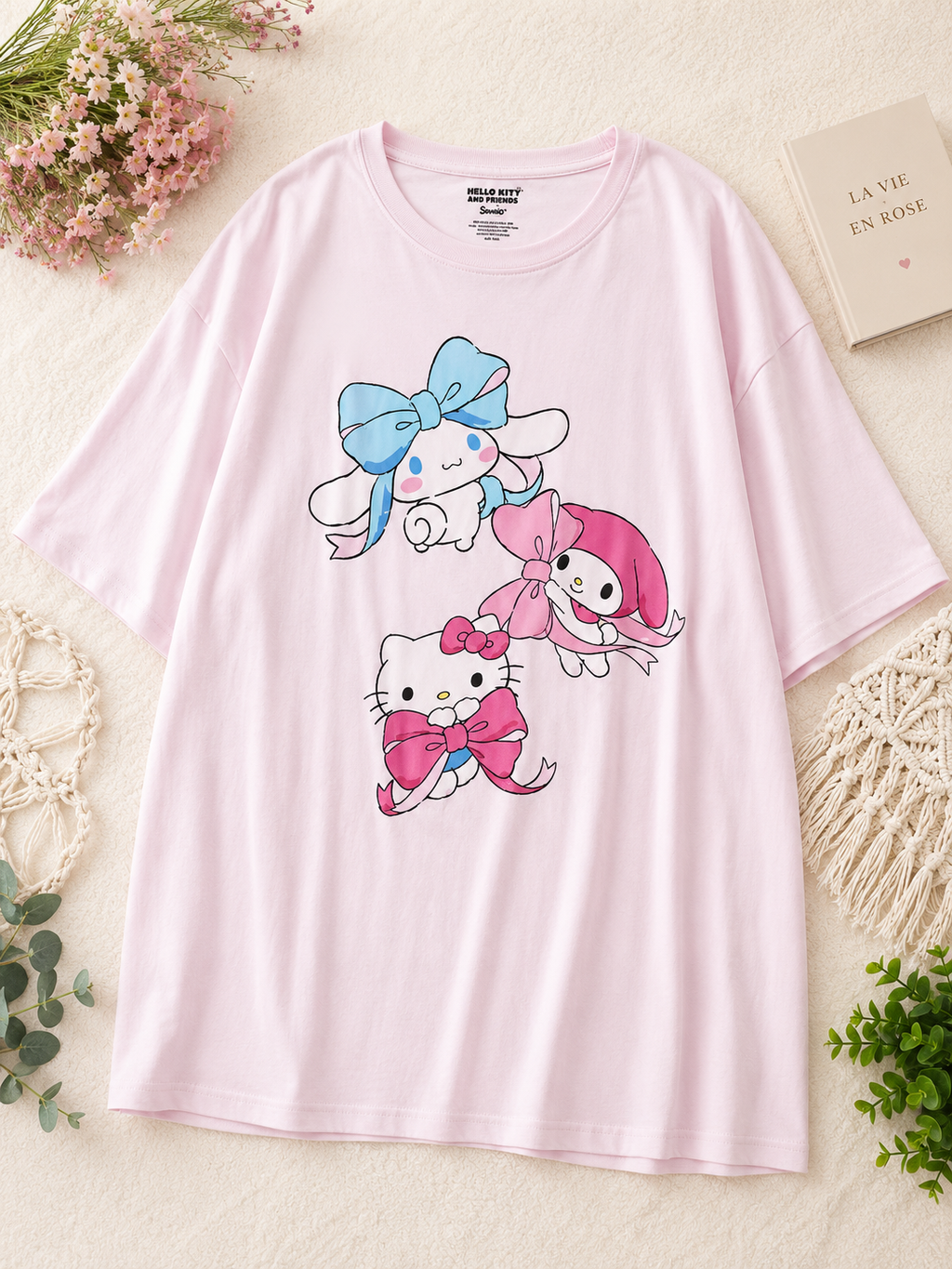 Hello Kitty & Friends Pink Graphic Tee