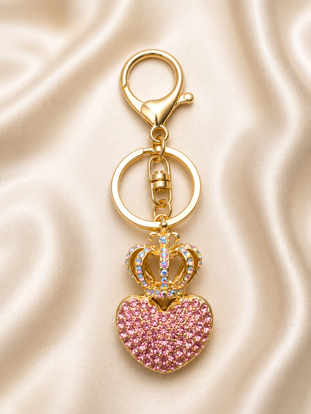 Princess Heart Key Charm