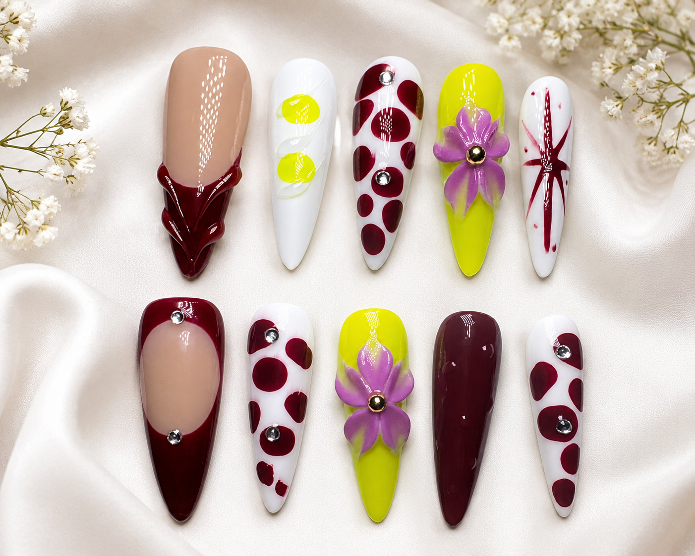 Poison Petals Press-On Nails