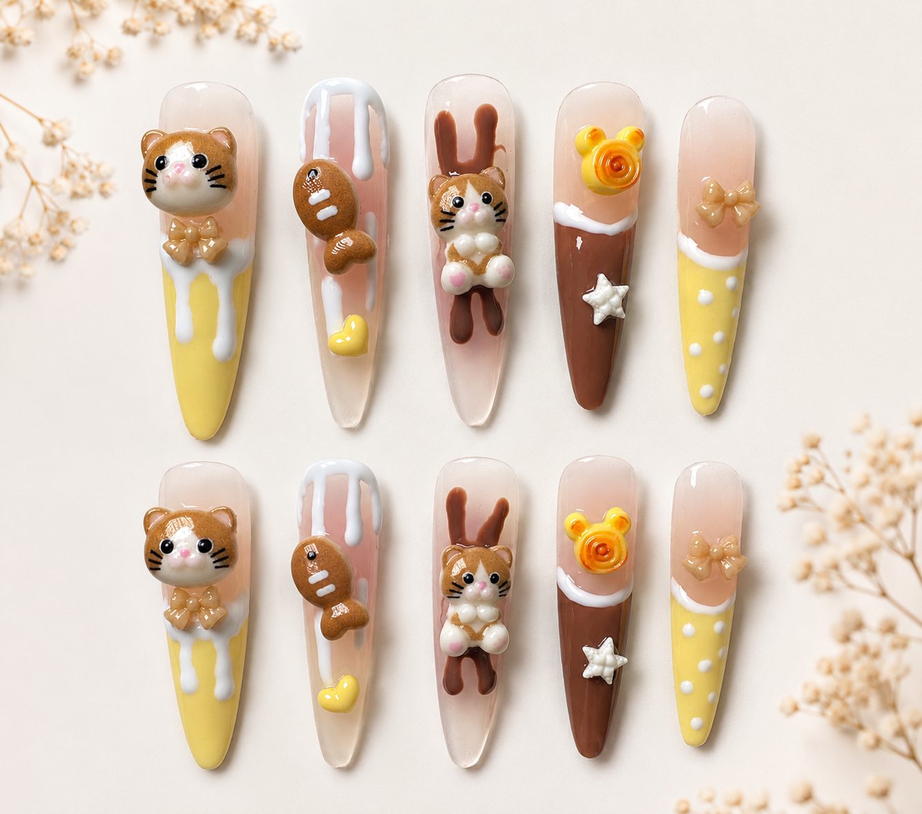 Purrfect Catch Press-On Nails
