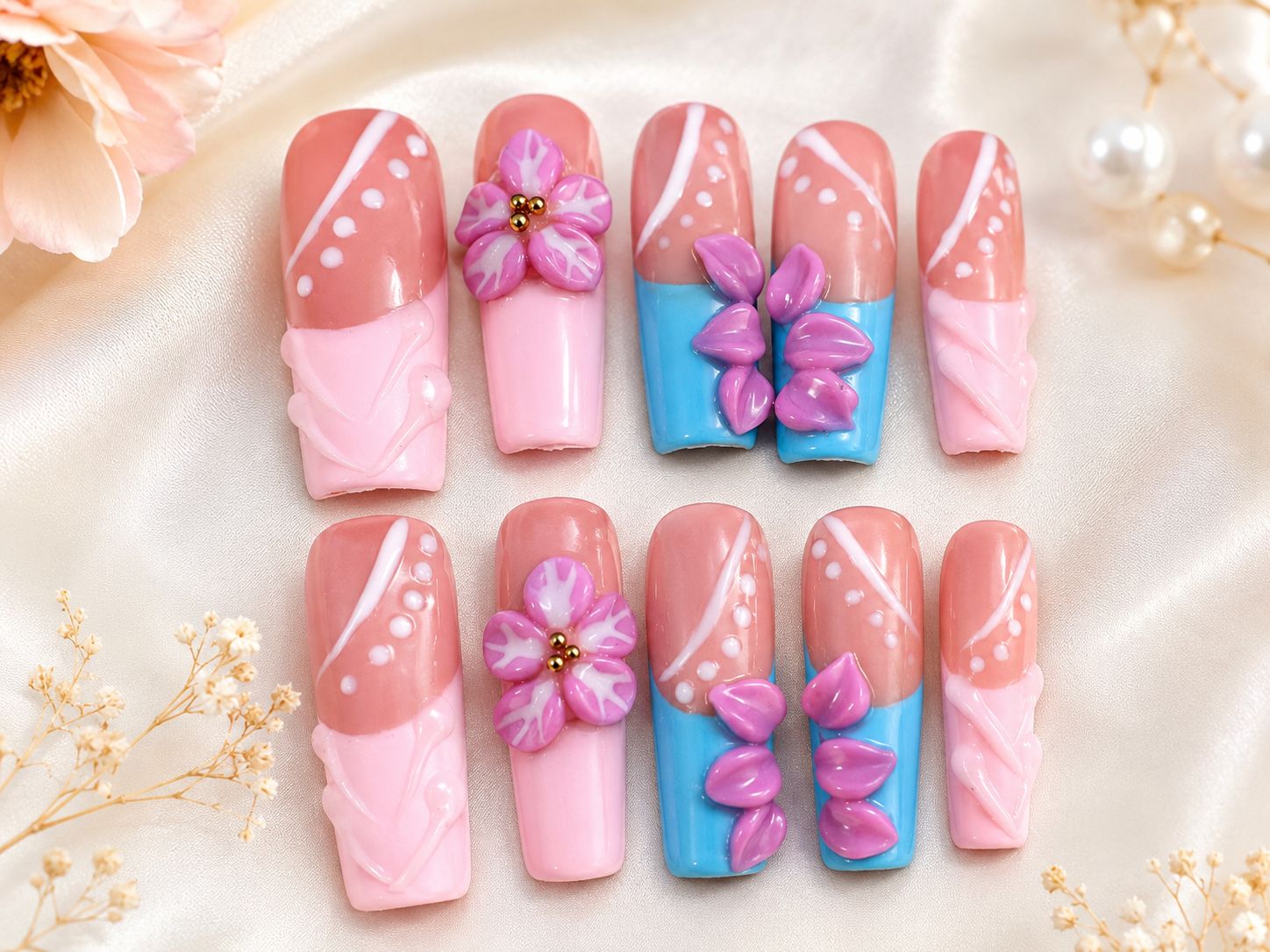 Hibiscus Princess Press-On Nails