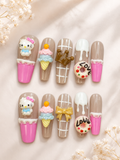 Hello Sweetie Y2K Press-On Nails