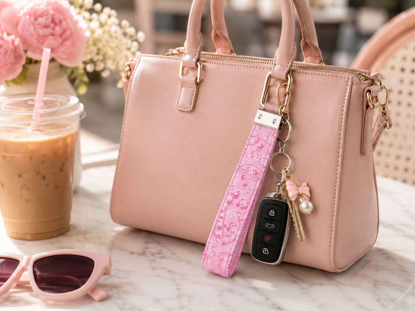 Bandana Wristlet Keychain