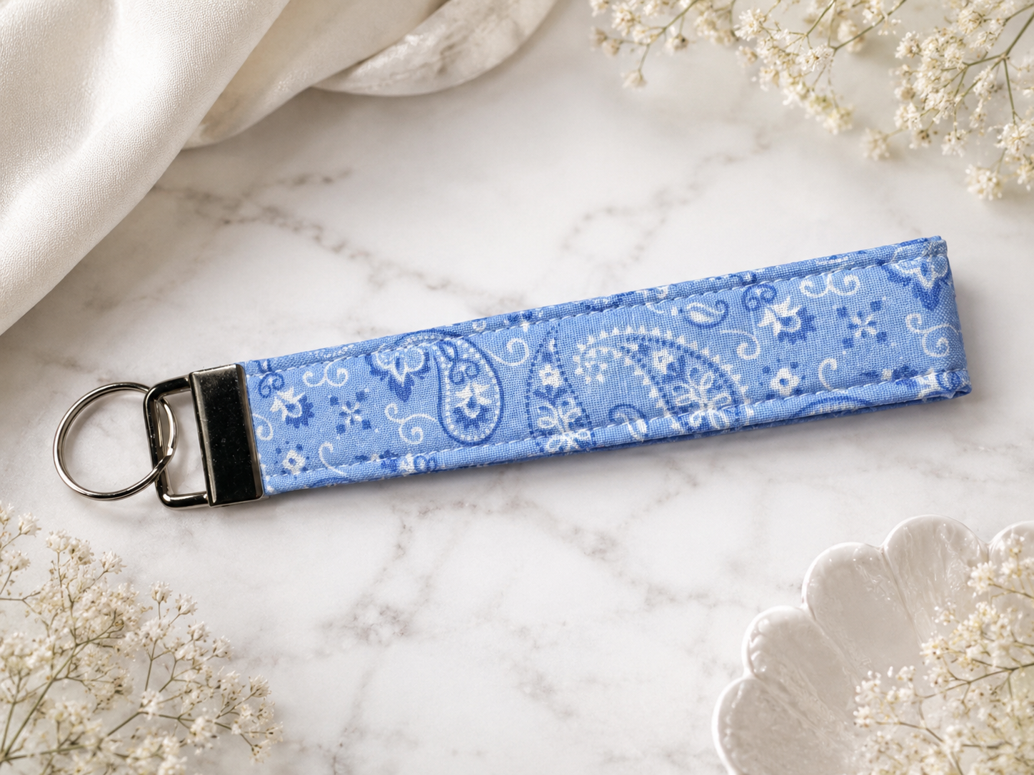 Bandana Wristlet Keychain