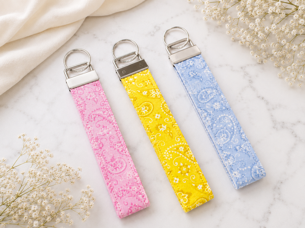 Bandana Wristlet Keychain