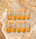 Golden Hour Stars Press-On Nails
