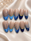 Azure Dot Vault Press-On Nails