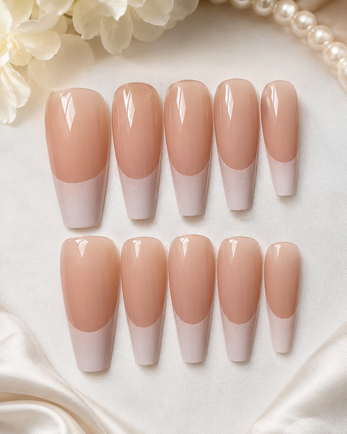 Velvet French Press-On Nails