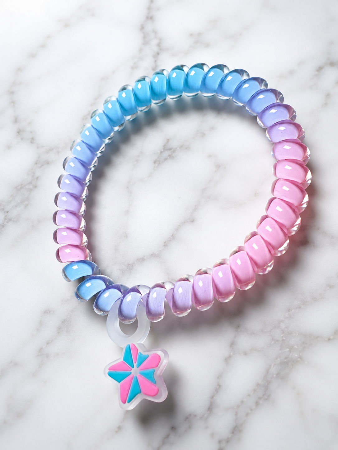 Cotton Candy Star Hair Coil Set