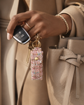 Tweed Mini Lipstick Holder Bag Charm