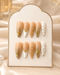 Golden Whisper Press-On Nails