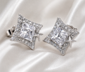 Celestial Spark Stainless Steel Stud Earrings