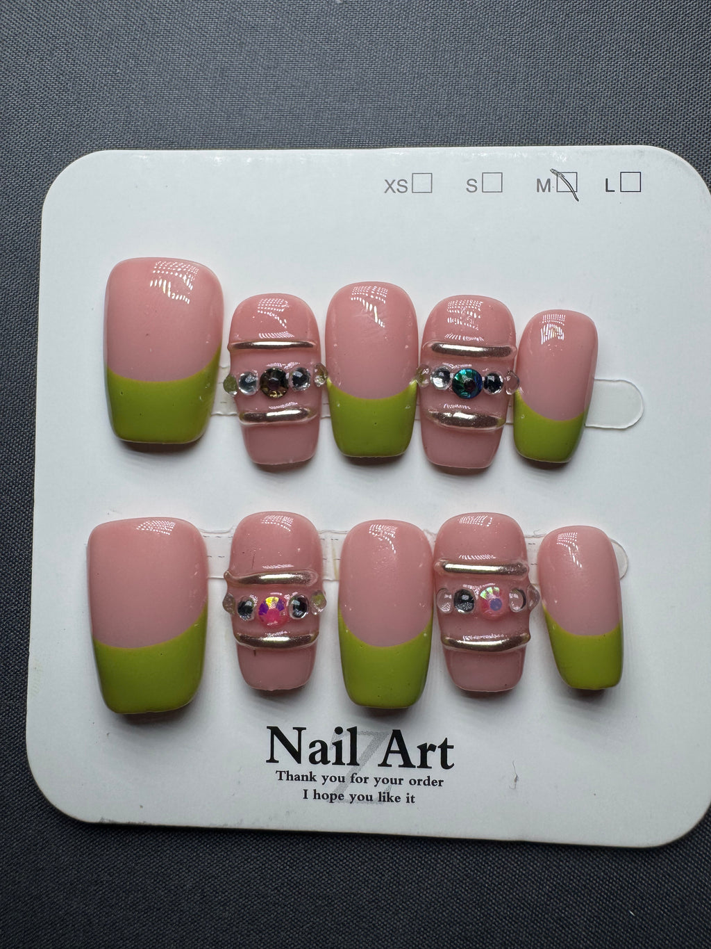 Rosé Olive Luxe Press-On Nails