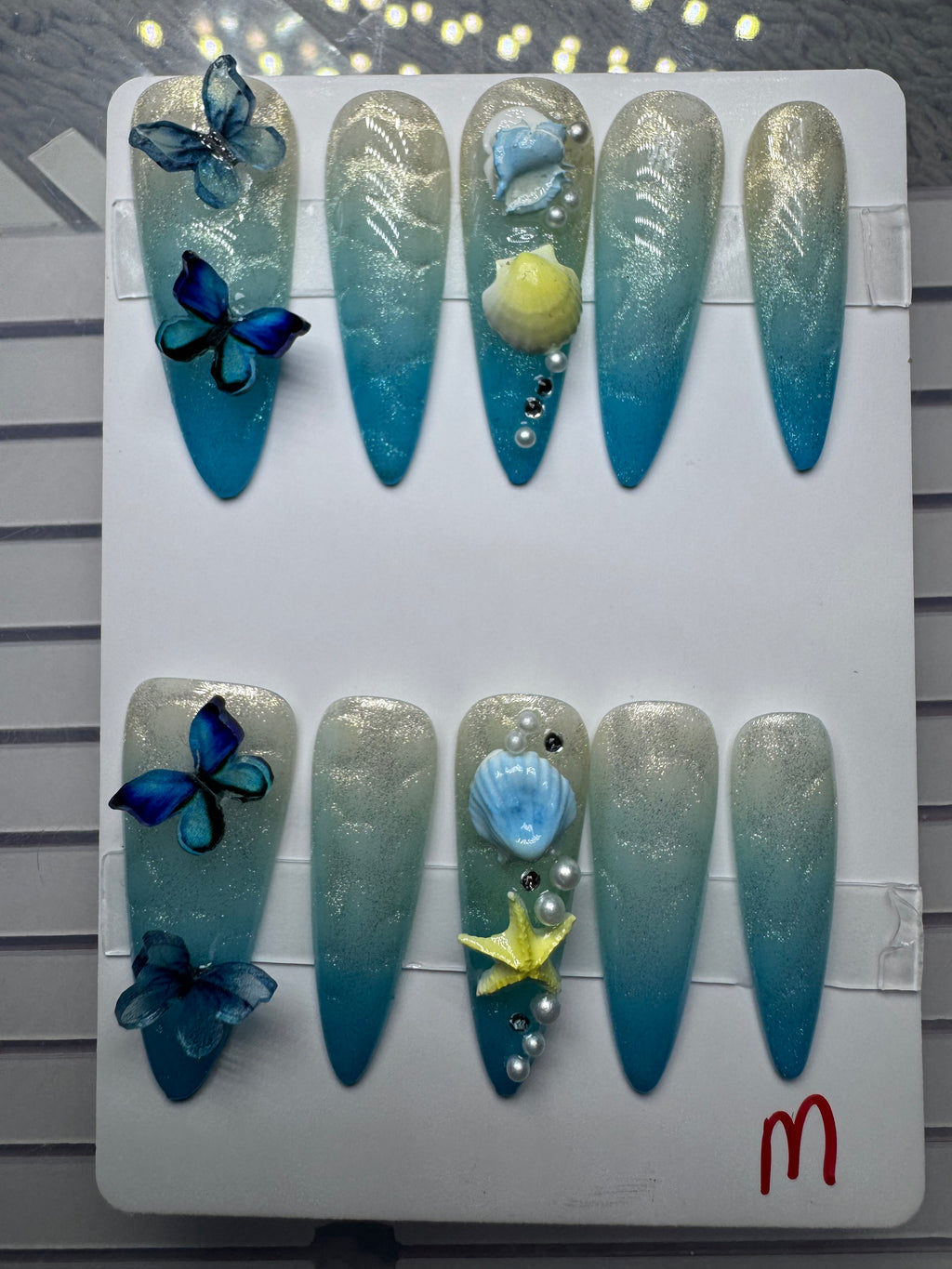 Butterfly Tide Press-On Nails