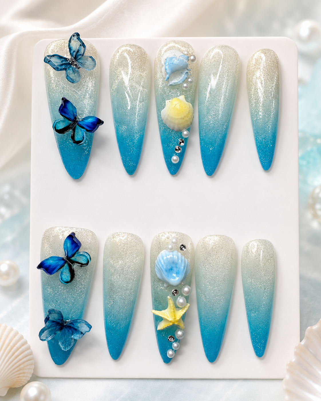 Butterfly Tide Press-On Nails