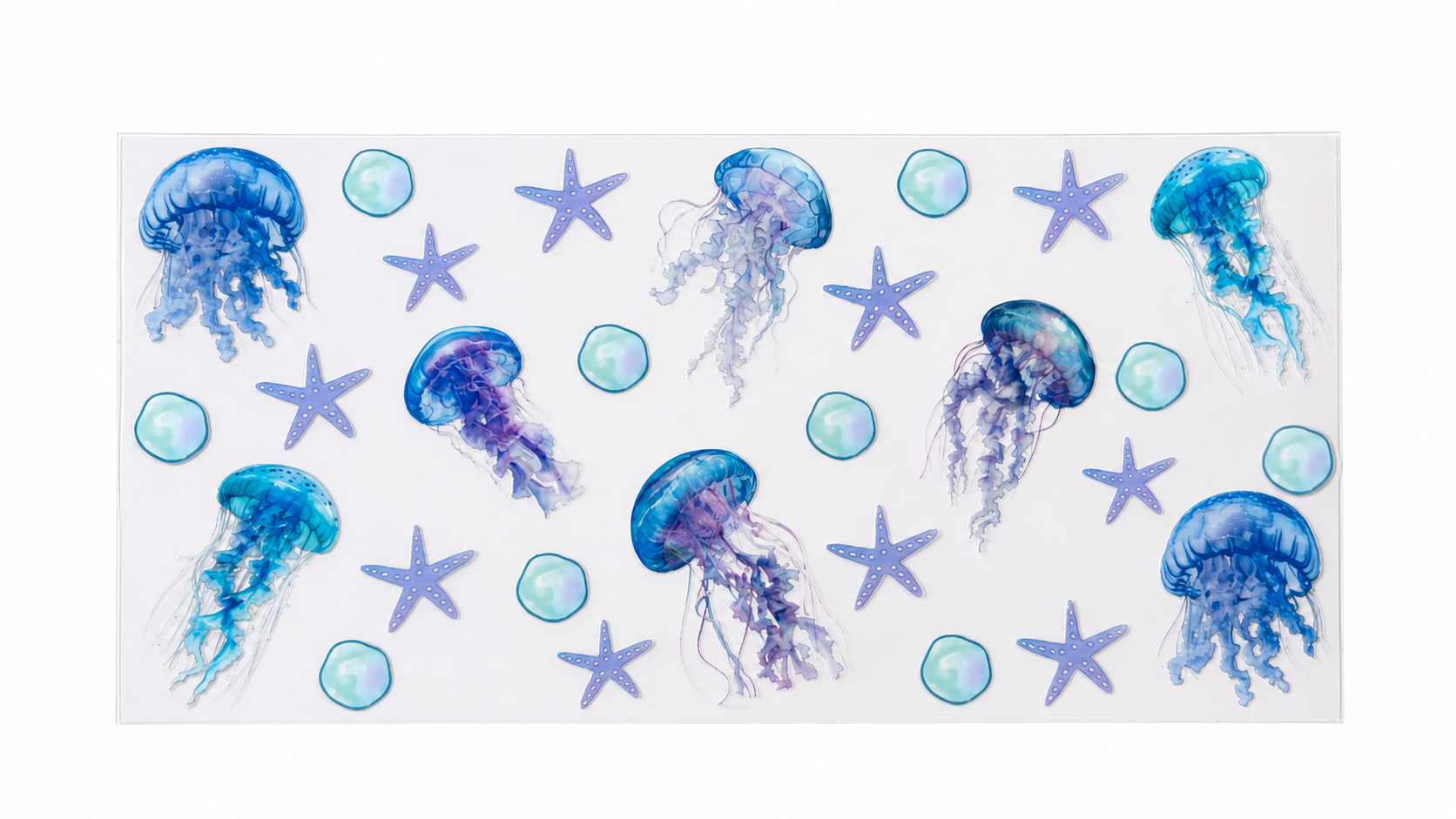 16 oz Ocean UV DTF Cup Wraps