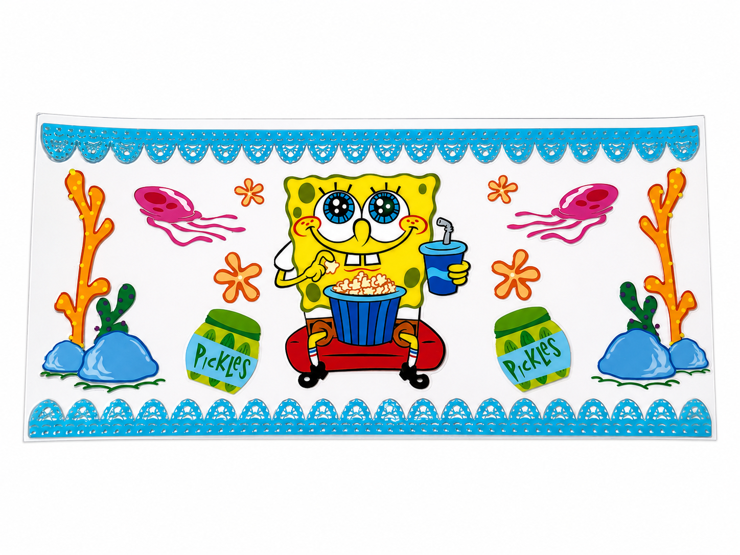 16 oz Ocean UV DTF Cup Wraps