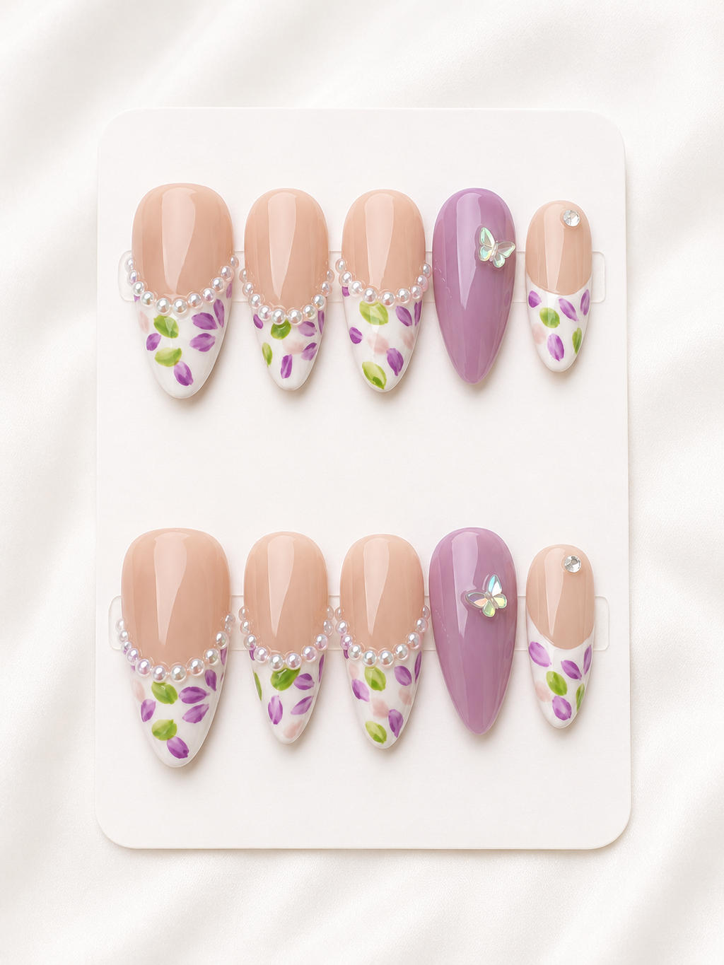 Enchanted Heiress 5-Set Press-On Nail Bundle | Medium