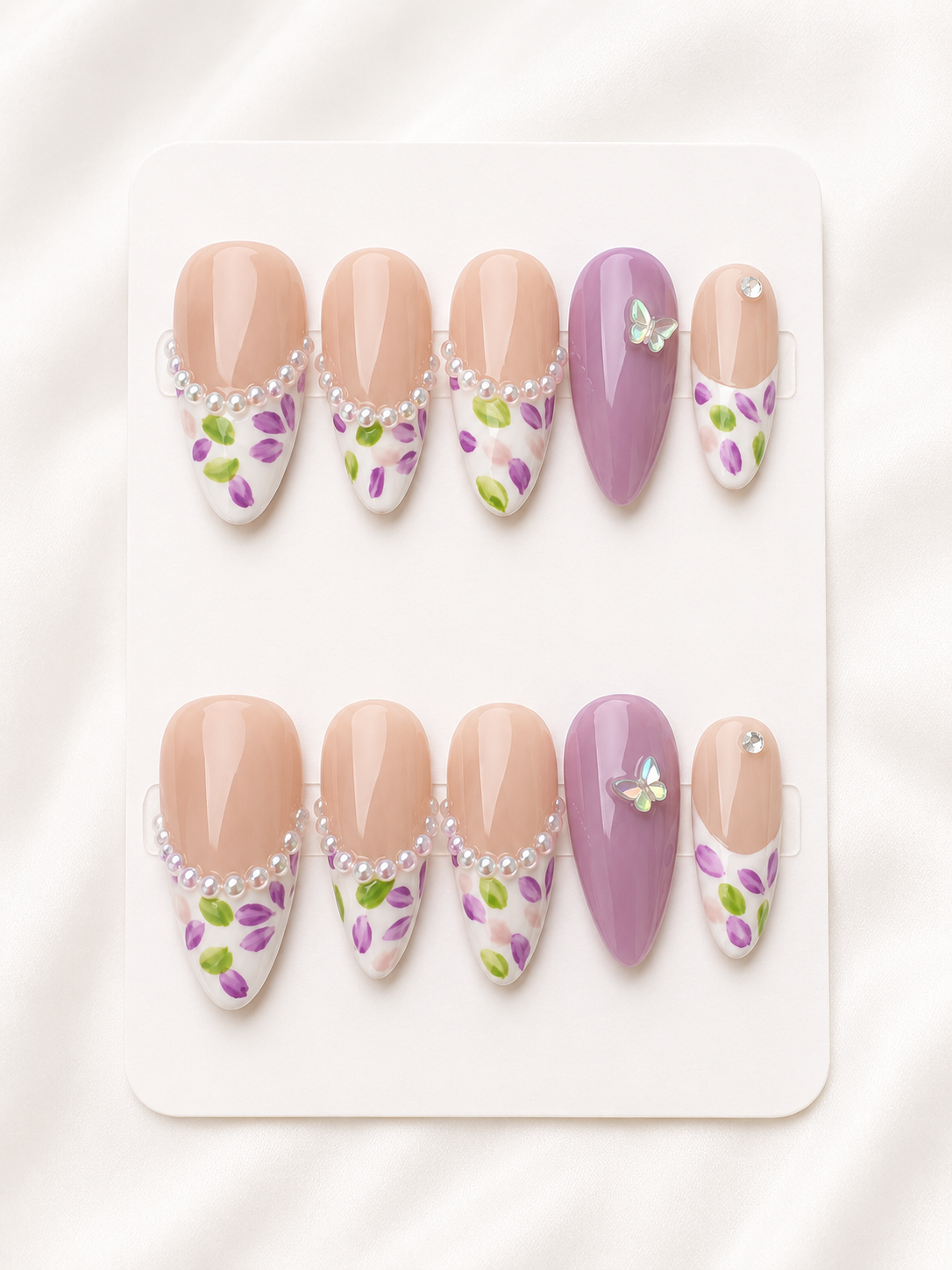 Enchanted Heiress 5-Set Press-On Nail Bundle | Medium