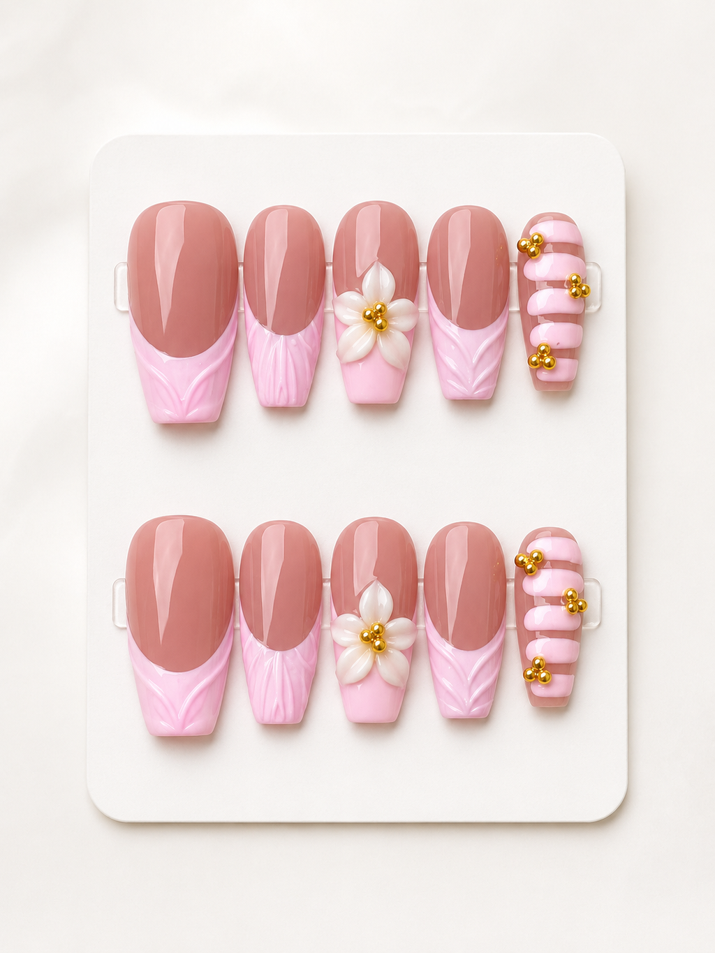 Enchanted Heiress 5-Set Press-On Nail Bundle | Medium