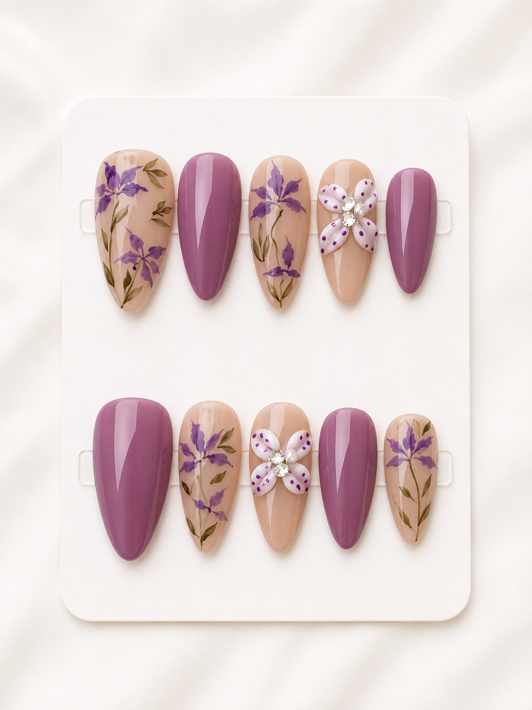 Enchanted Heiress 5-Set Press-On Nail Bundle | Medium