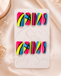 Neon Rhythm Press-On Nails