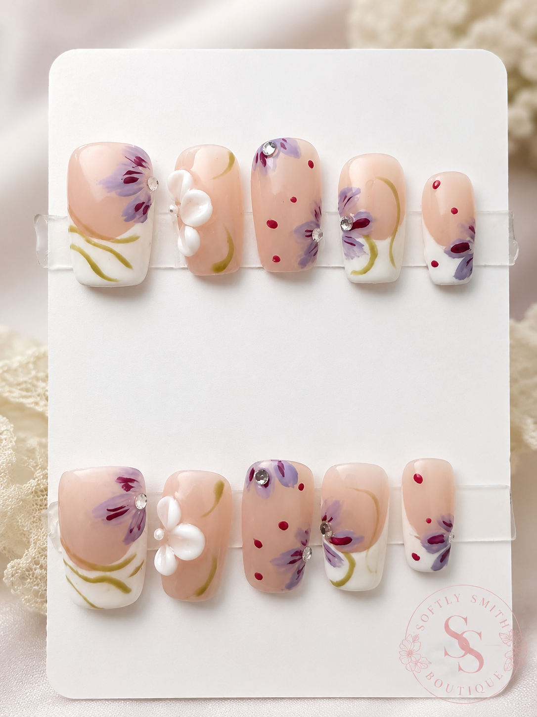 Violet Garden French Press-On Nails