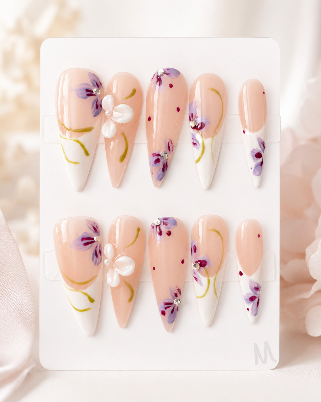 Violet Garden French Press-On Nails