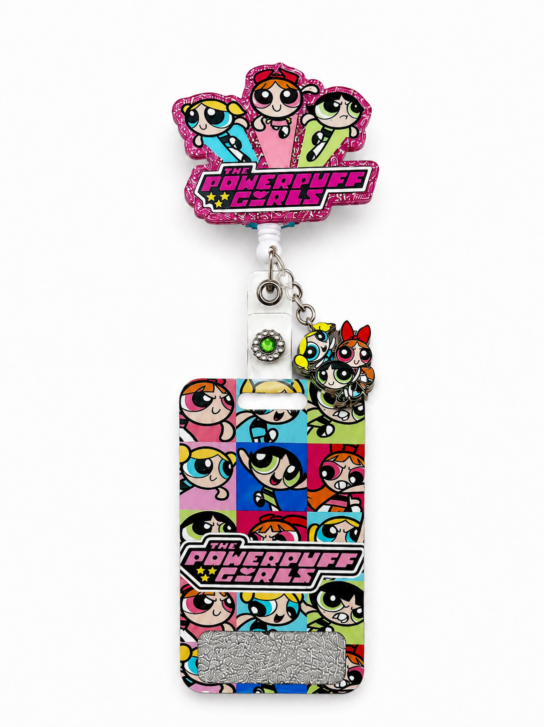 The Powerpuff Girls Inspired Badge Reel Set
