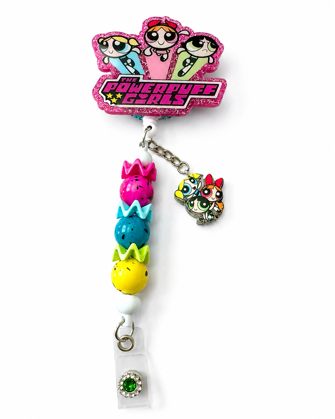 The Powerpuff Girls Inspired Badge Reel Set