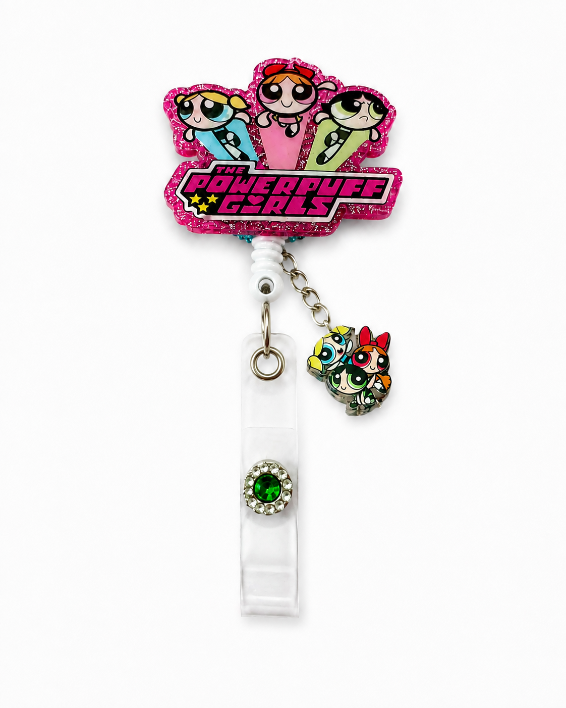 The Powerpuff Girls Inspired Badge Reel Set