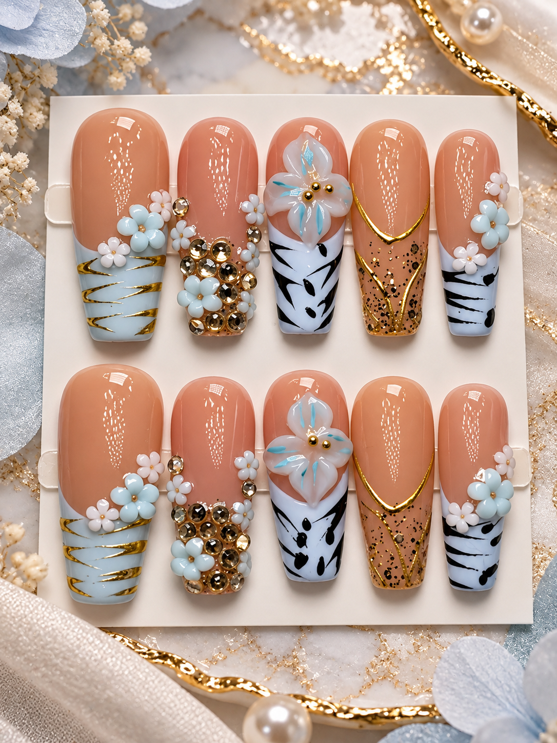 Secret Garden Press-On Nails (Long Length)