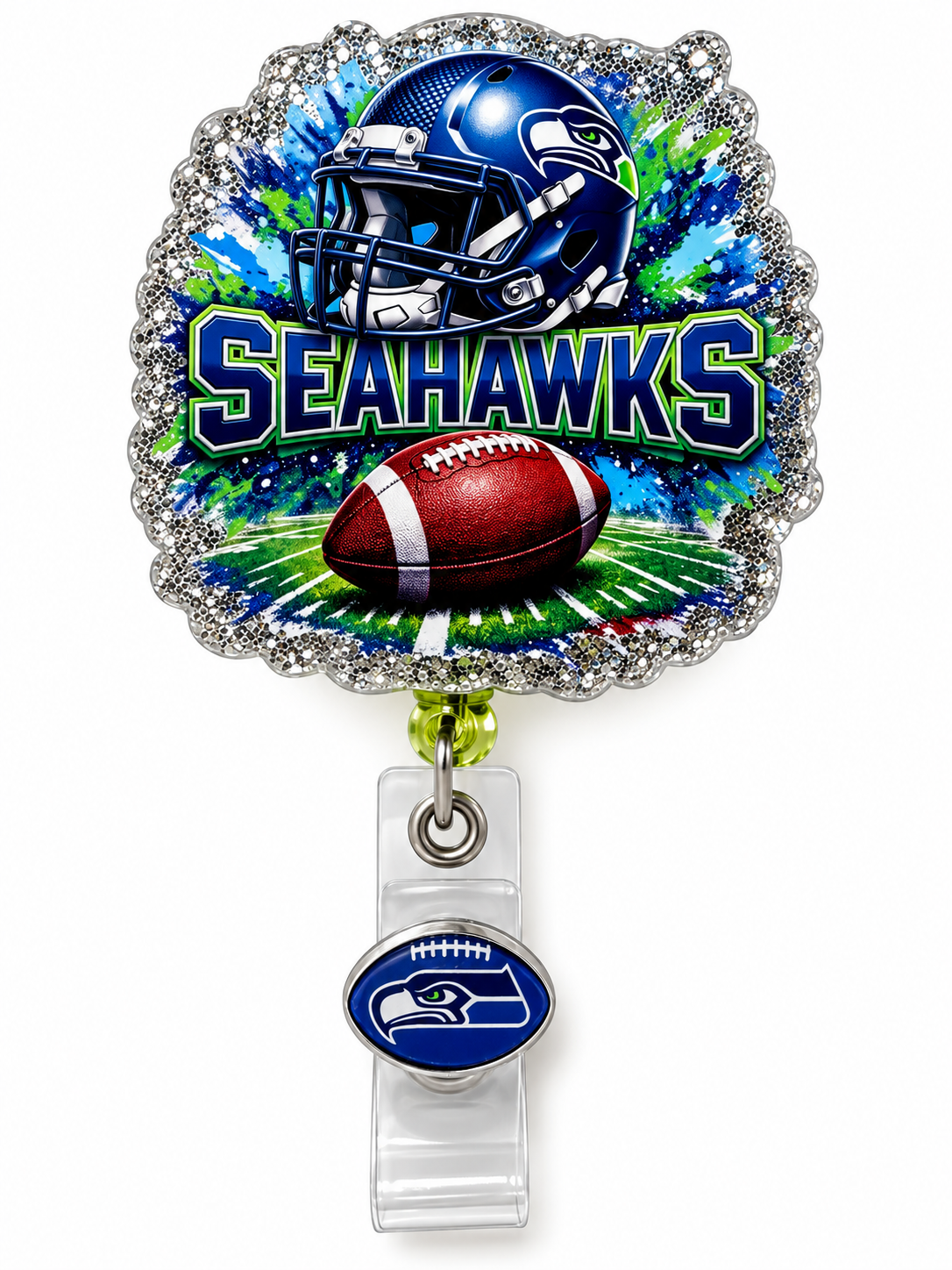 Seattle Seahawks Retractable Badge Reel